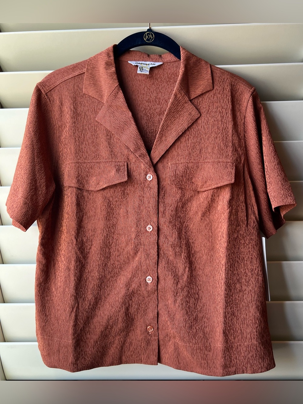 Athleta Echo Top XS New With Tags Rust Short-Sleeve Shirt